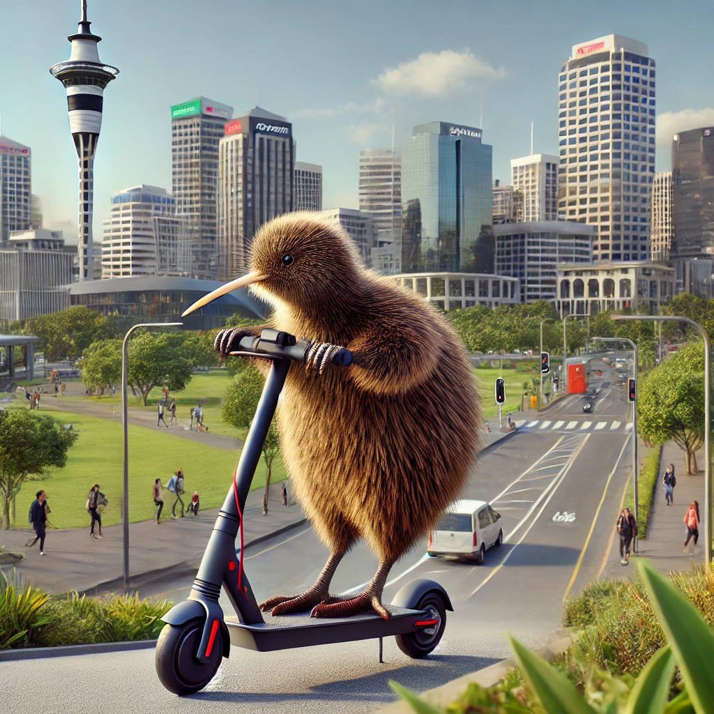 Riding Electric Scooters in New Zealand